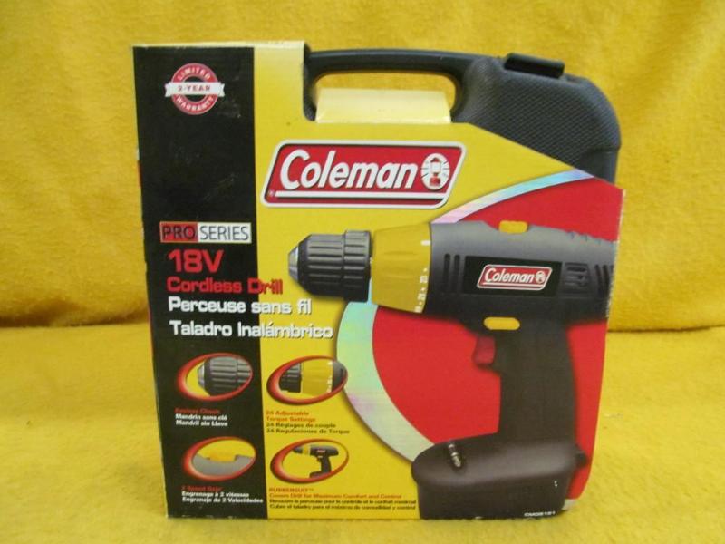 lot 16 image: New in Package Coleman 18V Cordless...