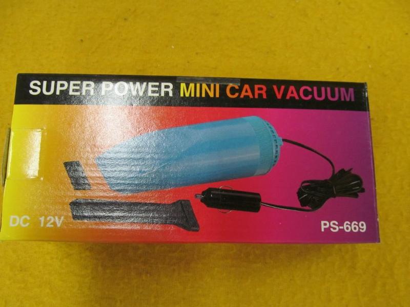 lot 184 image: Super Power Mini Car Vacuum...