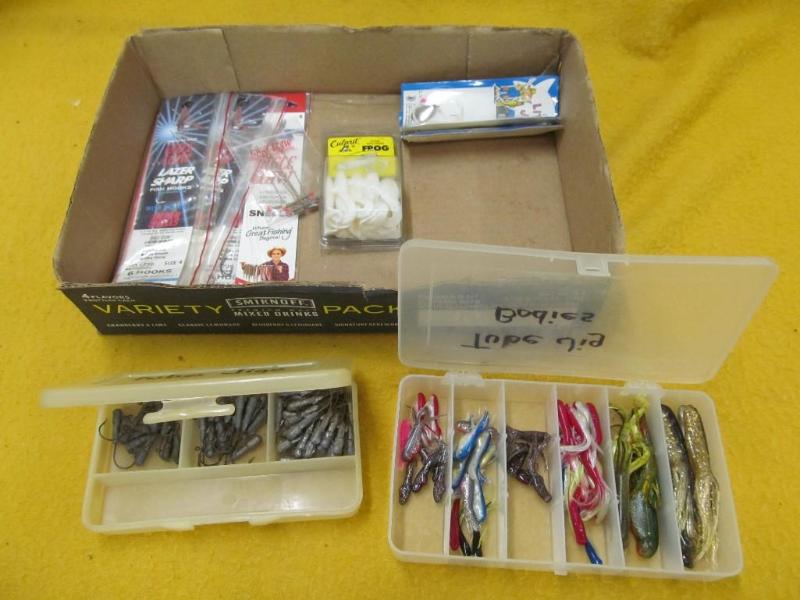 lot 199 image: Fishing Supplies - Tube Jig Bodies ...
