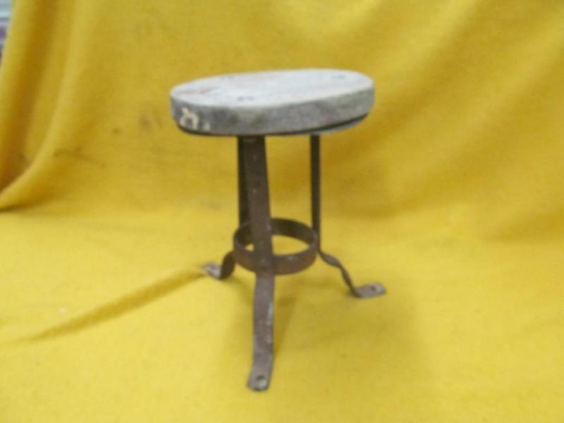 lot 221 image: Vintage Stool...
