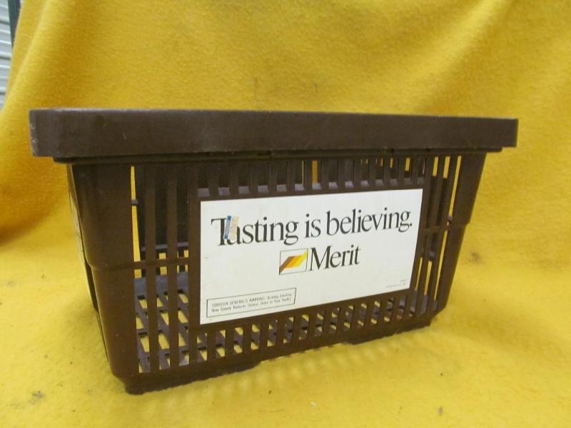 lot 55 image: Merit Advertising Plastic Basket...