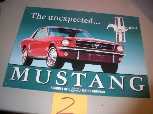 MUSTANG Metal Sign. 1995 Distribute...