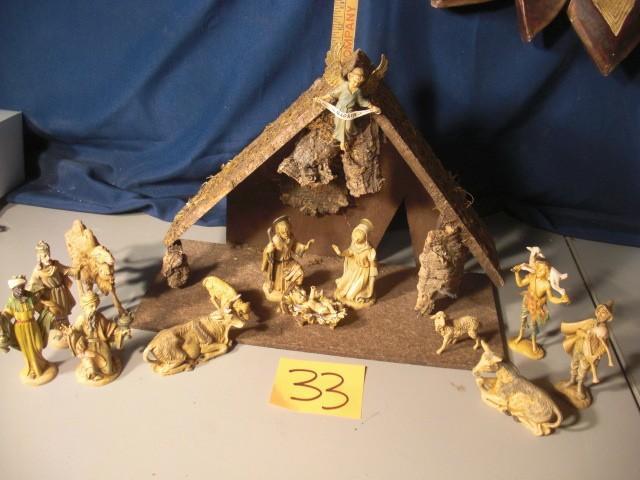 Nativity Scene and all the characte...