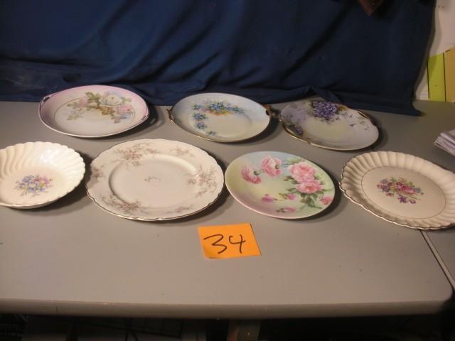 7 display plates.. Each plate shown...