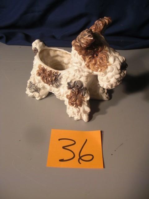 FOX TERRIER, Planter. 7in h x 6 12...