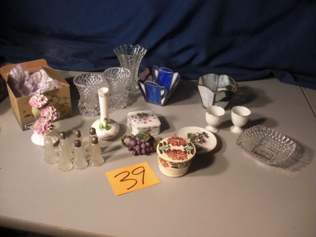 Misc. Glassware as pictured..  7 ...