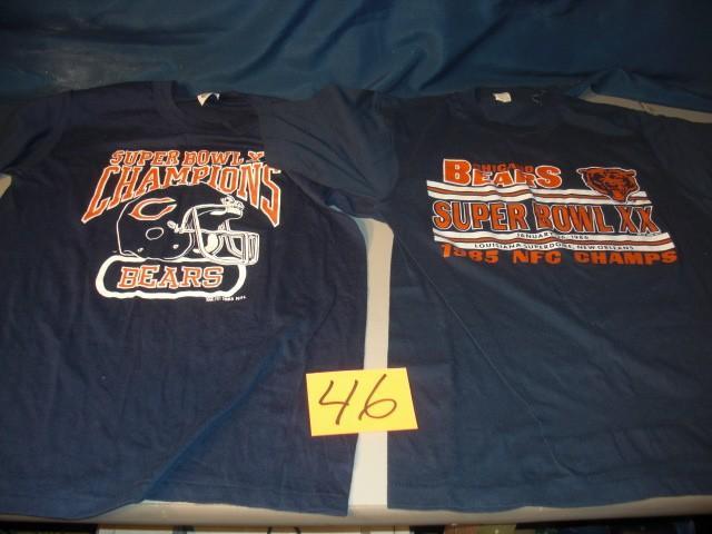 Two Chicago Bears SUPER BOWL XX T s...