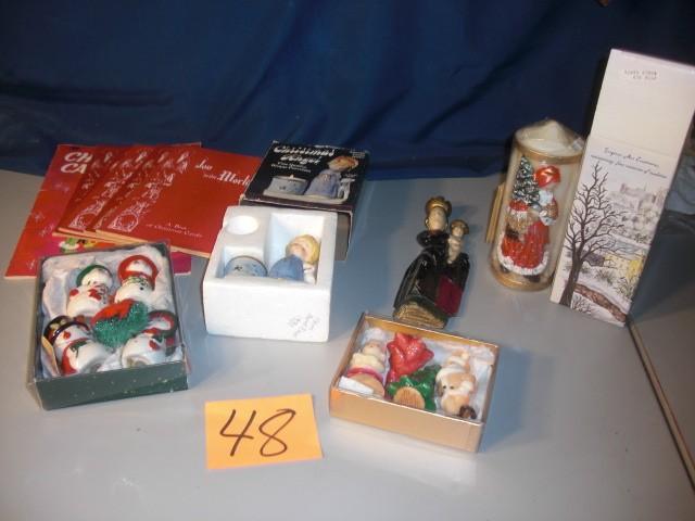 Christmas Candles  Salt and Peppe...