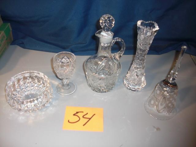 Misc. Crystal and Cut glass items.....