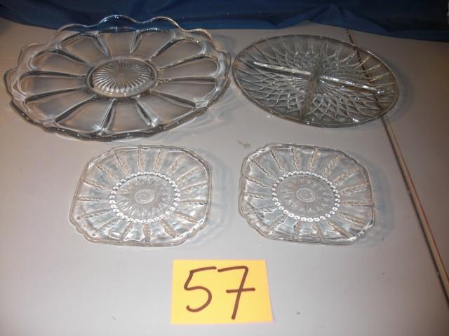 Misc. Plates   2, 6 in x 6 in small...