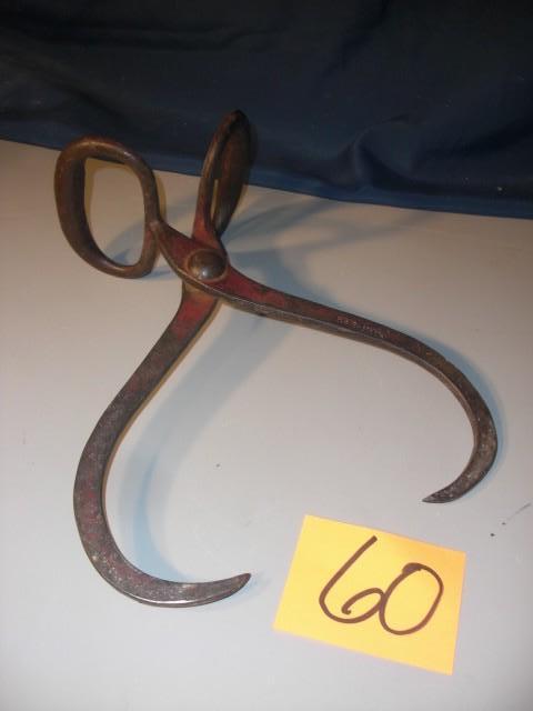 Antique ICE TONGS, Cant make out th...