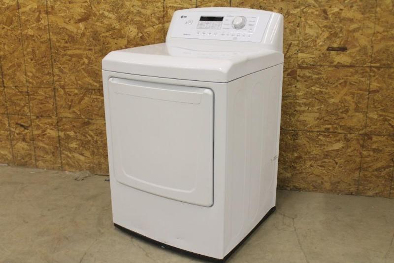 lot 14 image: NEW LG 7.3 CU. FT. ULTRA LARGE CAPACITY DRYER WITH SENSOR DRY (ELECTRIC)