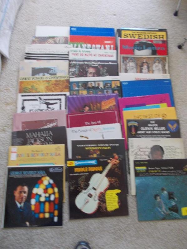 Lot Of 30-Record Albums (Mostly Chr...