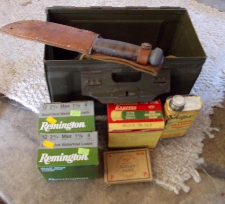 50 Cal. Machine Gun Ammo Box - With...