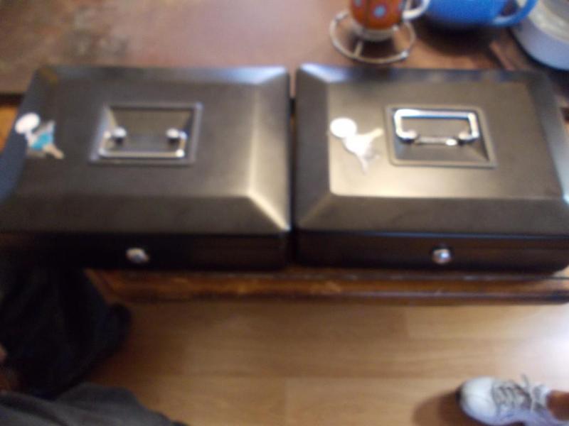 2-Sentry Lock Boxes With Keys...