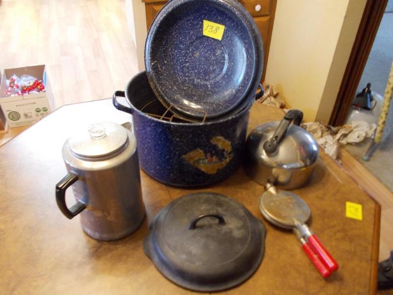 Enamel Canner, Griswold Cast Iron #...