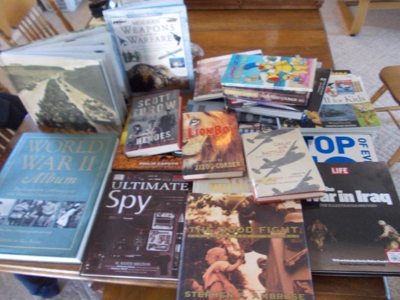 Large Lot Of Assorted War Books...