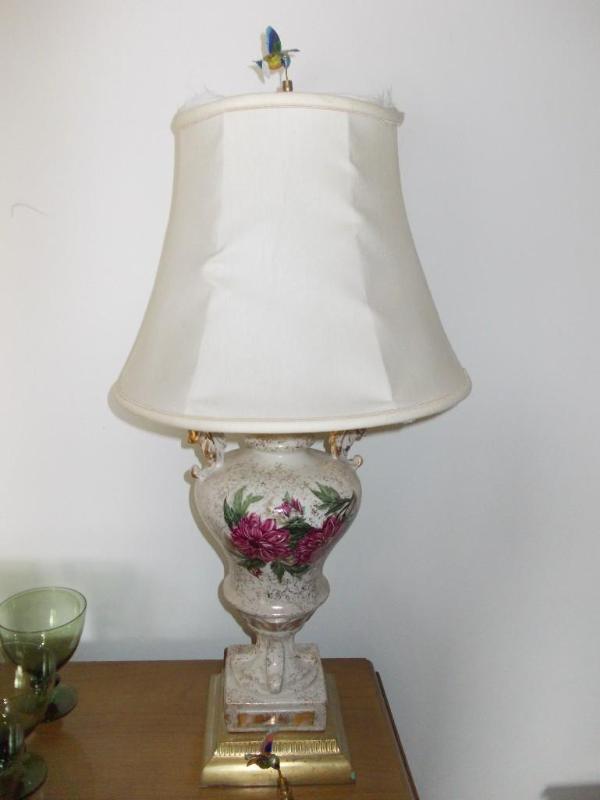 Ceramic Lamp With Shade 29&quot - ...