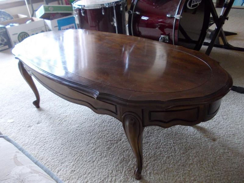 Oval Coffee Table (4 x 23&quot)...