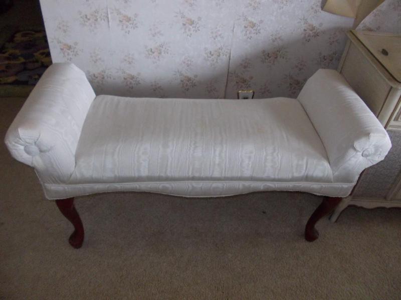 Taffeta Upholstered Bench 46&quot&...