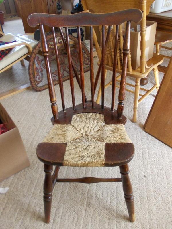 Unique Wood Chair With Woven Twine ...