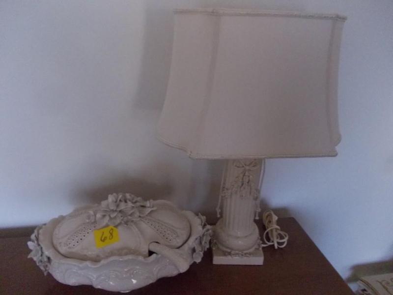 Ceramic Soup Tureen &amp Lamp (Sha...