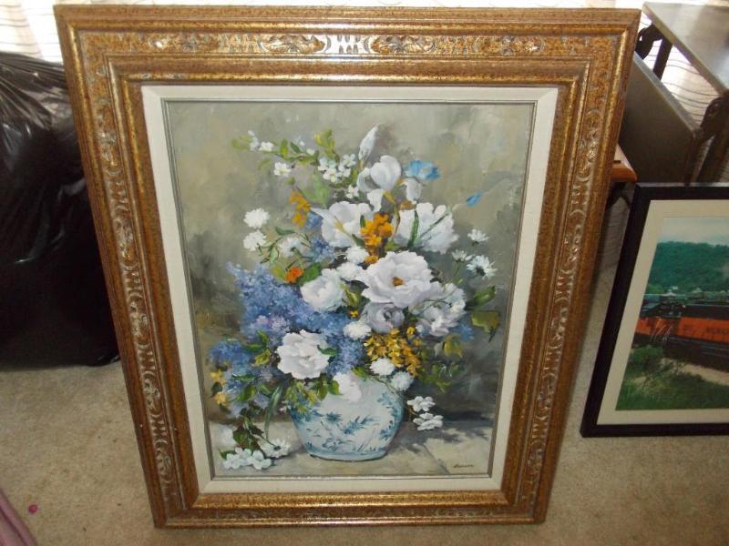 Framed Floral Picture By Deanna 27&...