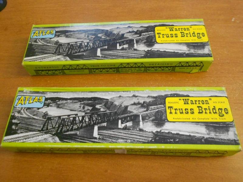 Atlas HO Warren truss bridge, 2 cou...