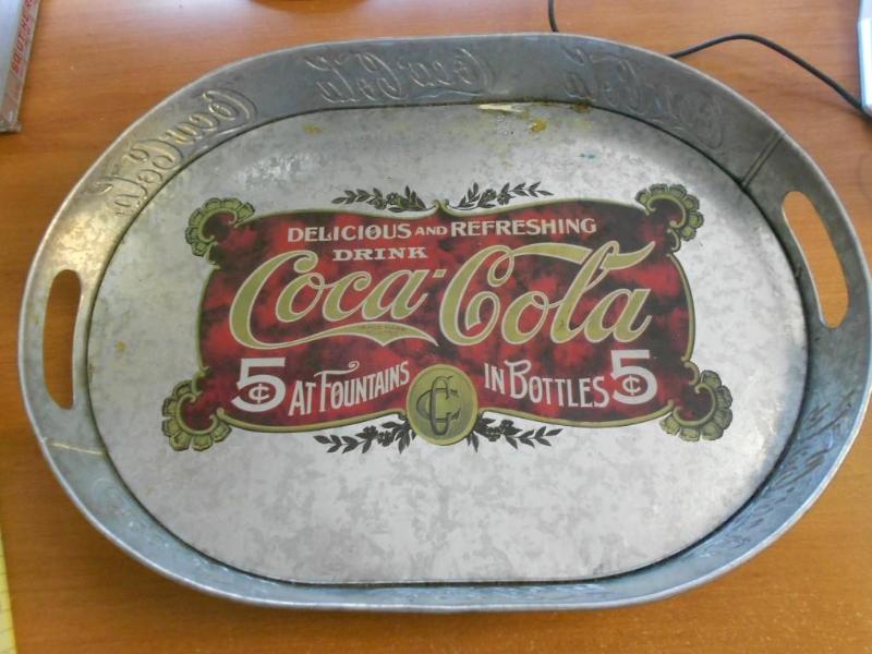 Metal Coca-Cola serving tray....