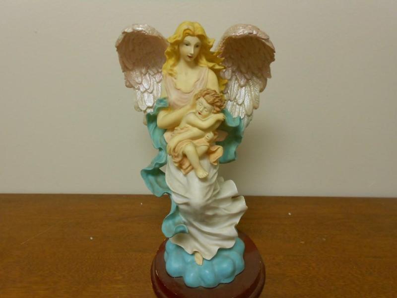 Beautiful Angel with Cherub Baby fr...