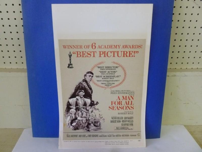 lot 112 image: Vintage 1967 " A Man For All S...