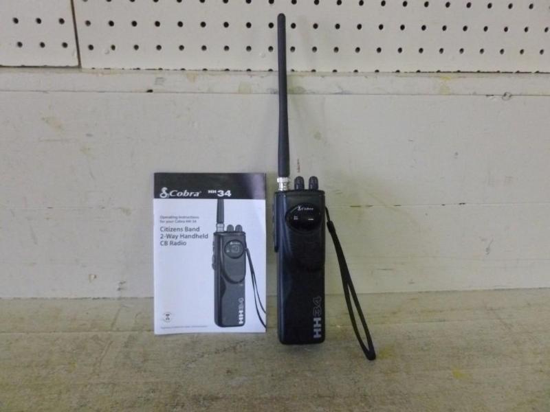 lot 34 image: Cobra model HH 34 handheld CB, four...
