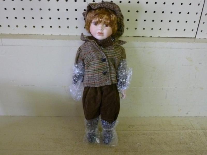 lot 63 image: Beautiful Genuine Boy Porcelain Dol...