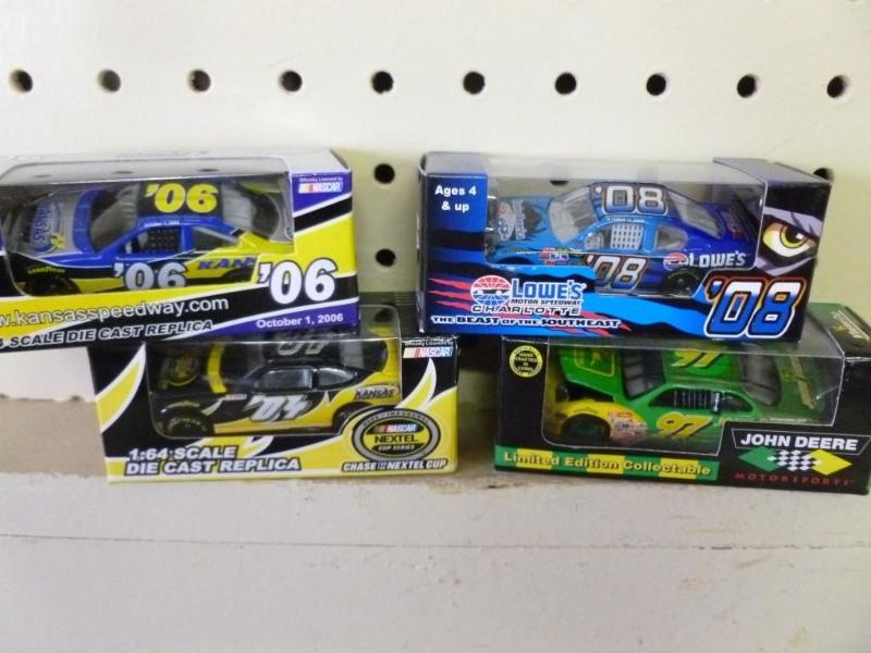 lot 74 image: Lot of four NASCAR 164 scale die c...