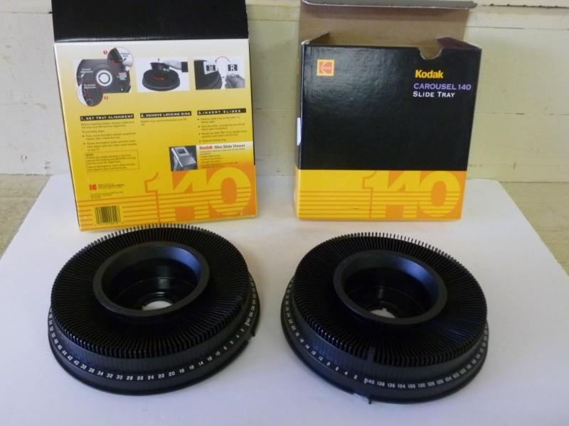 lot 90 image: Lot Of Two Kodak Carousal Slide Tra...