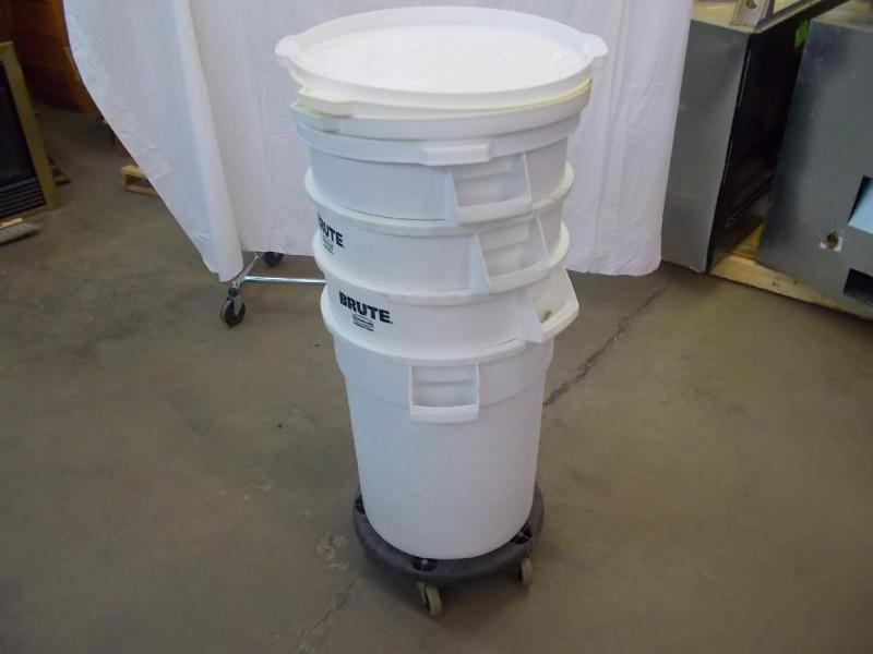 Five, 20 gallon, white, commercial ...