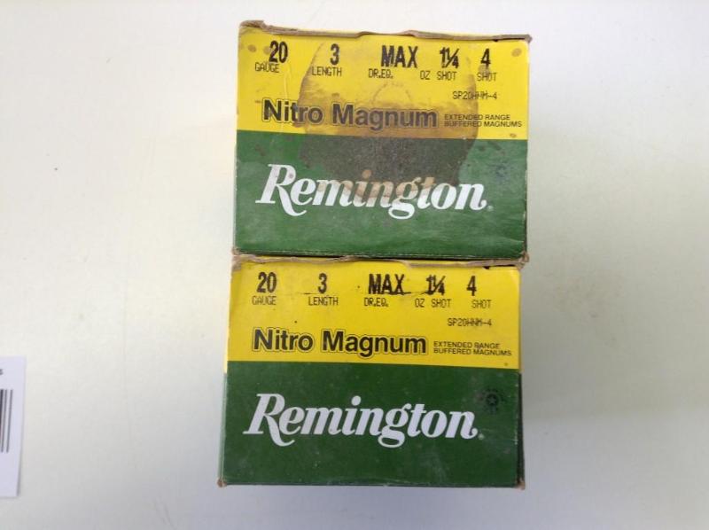 lot 60 image: Ammunition  all 20 gauge  all 3 mag...