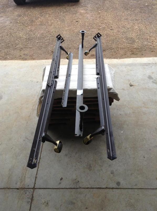 lot 67 image: Bed Frame  adjustable to most bed s...
