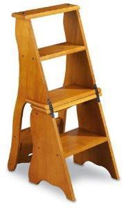 Pair of Wooden Chair Stepstools, so...