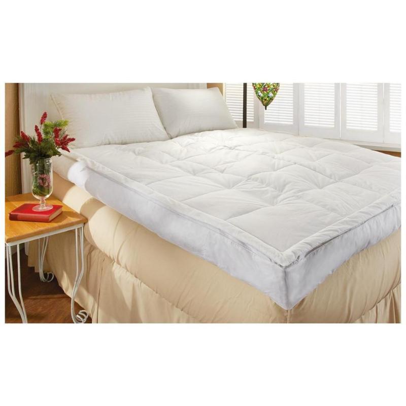 5&quot Down Top Feather Bed, king ...