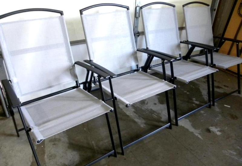 Set of 4&nbsp Wide Folding Patio C...
