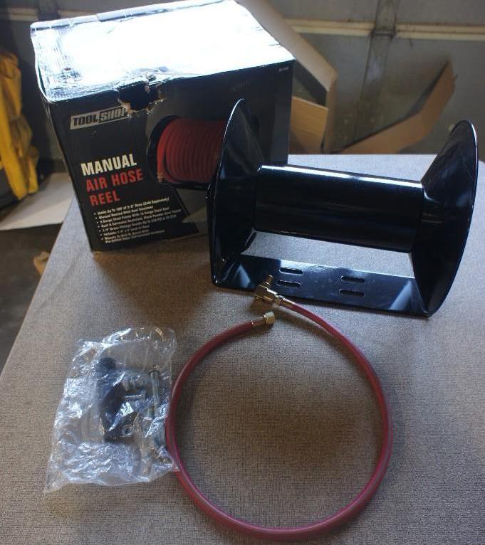 Manual Air Hose Reel. All Pieces in...