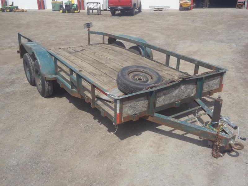 lot 4 image: 1992 PARC 16ft Tandem Axle Utility ...