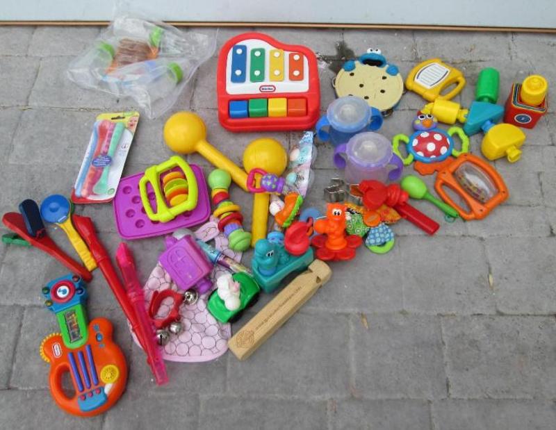 lot 55 image: Lot of baby toys and supples, some ...
