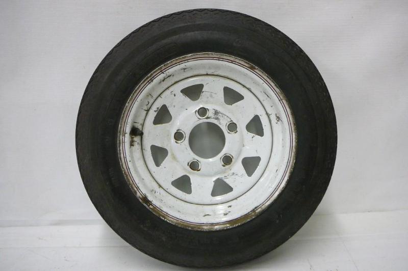 lot 11 image: Trailer wheel & Tire 5 hole whe...