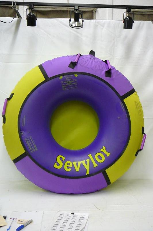 lot 8 image: Sevylor lake tube Sold &quotas is&...