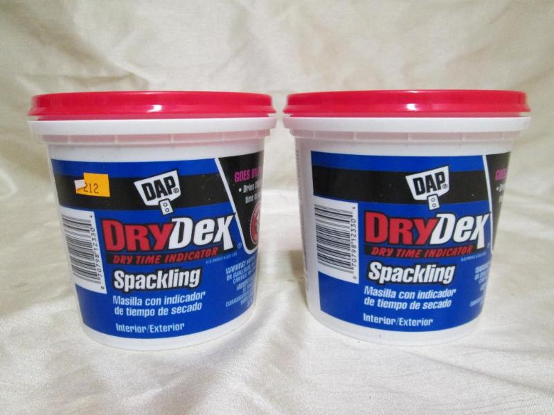 lot 126 image: 2 -32 oz buckets of DAP DryDex spac...