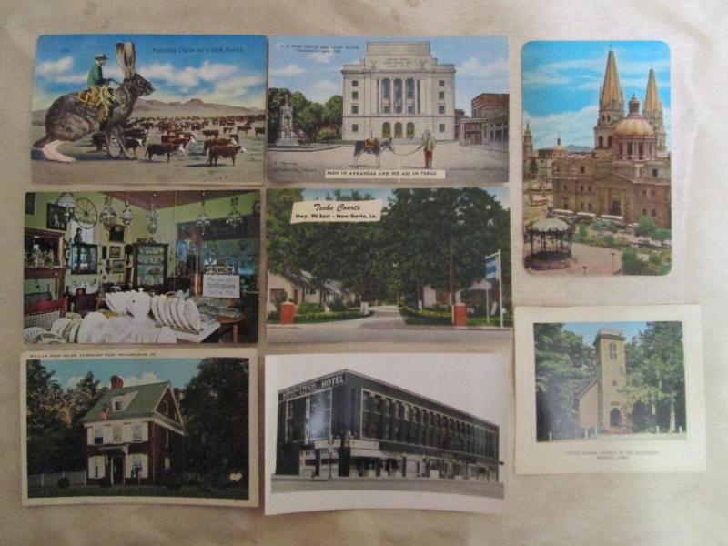 lot 133 image: Vintage post cards from 1962...