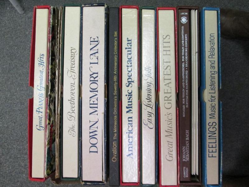 lot 143 image: Vintage vinyl albums featuring the ...