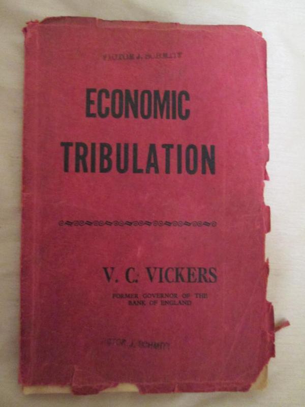 lot 156 image: Economic Tribulation by V.C. Vick...